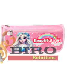 Penar școlar Beautiful girl Rainbow roz